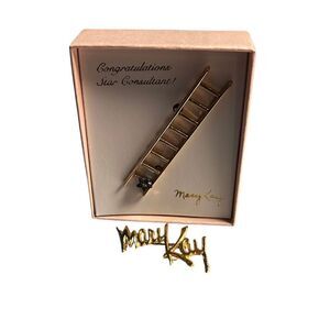 Two New Mary Kay Brooches Pins Star Consultant Achievement Jewelry